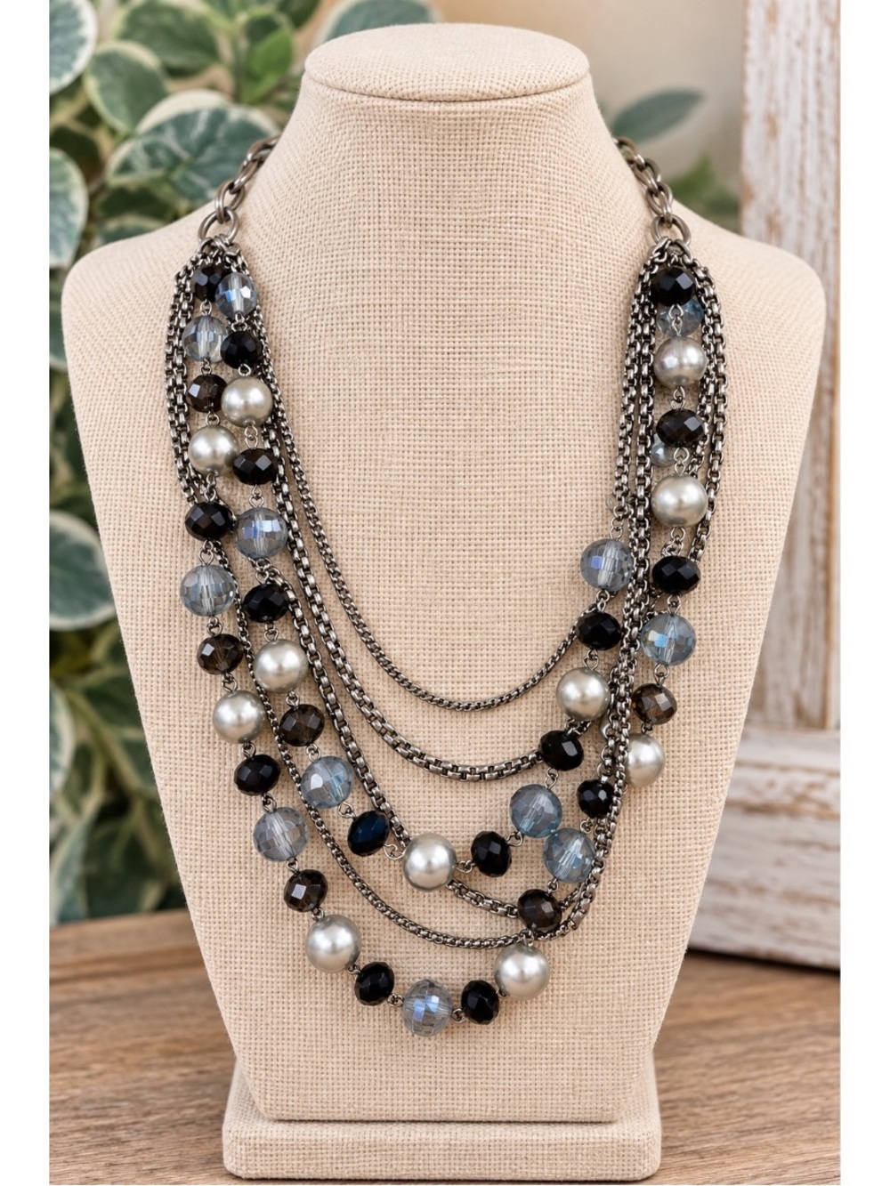 Multi-Strand Statement Necklace